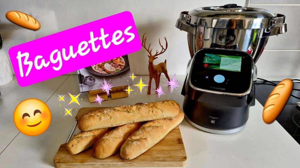 photographie de Baguettes Croustillantes Faciles réalisées avec le robot cuiseur I Companion Touch Pro de Moulinex