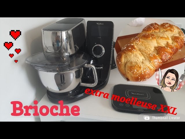 Photographie de brioche XXL au robot pâtissier I Coach Touch de Moulinex!