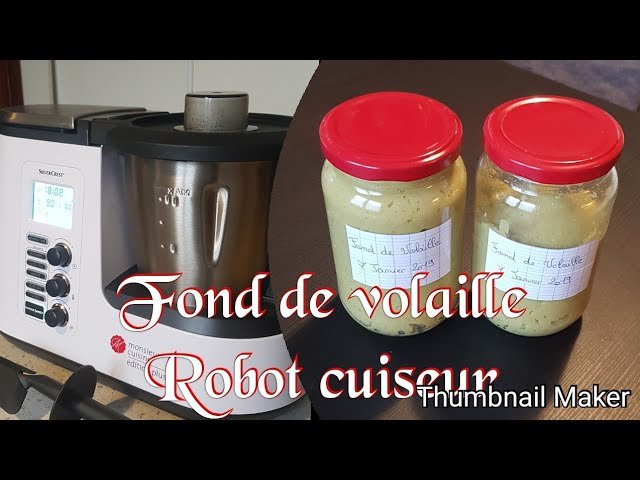 Photographie du Fond de veau réalisé facilement avec le Monsieur cuisine Plus silvercrest de Lidl