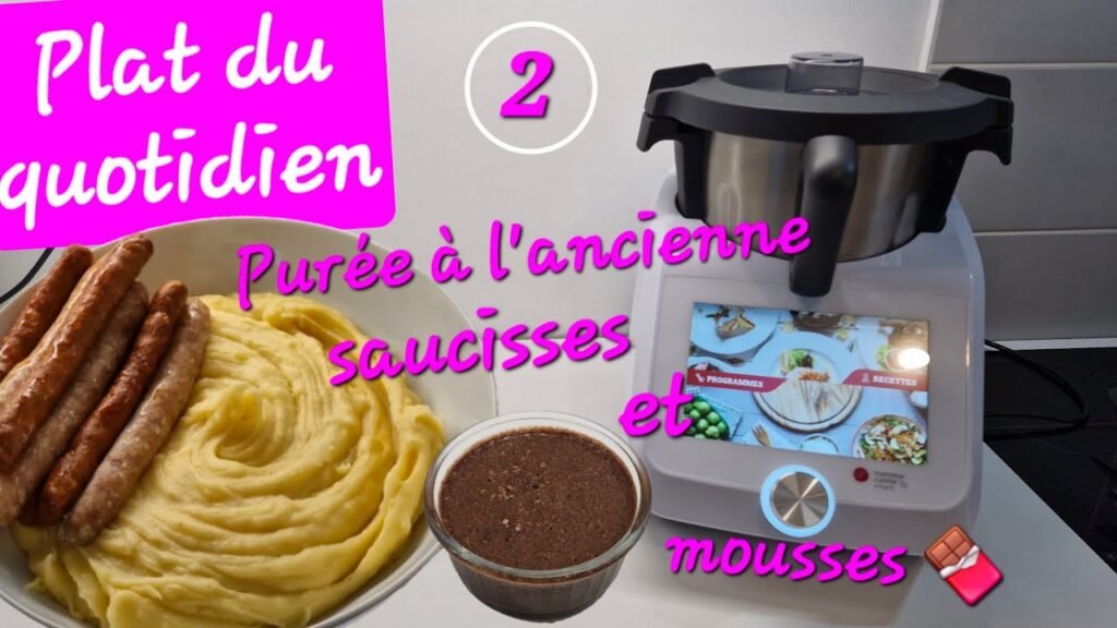 Photographie d'un menu complet conçu pour le quotidien avec le Monsieur Cuisine Plus sivercrest de Lidl