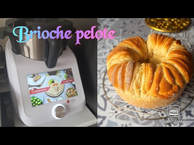 Photographie d'un brioche pelote réalisée avec le robot cuiseur Monsieur Cuisine Smart silvercrest de Lidl