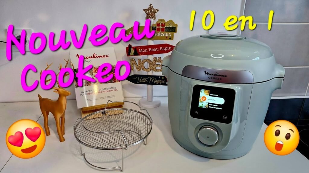 Photographie du cookeo 10 en 1 de Moulinex avec son design repensé et ses nouvelles fonctions