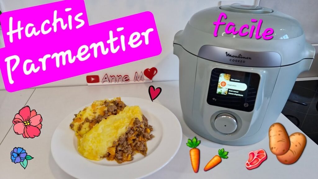Photographie d'un Hachis Parmentier réalisé au Cookeo 10 en 1 et en option avec l'extra crisp de Moulinex