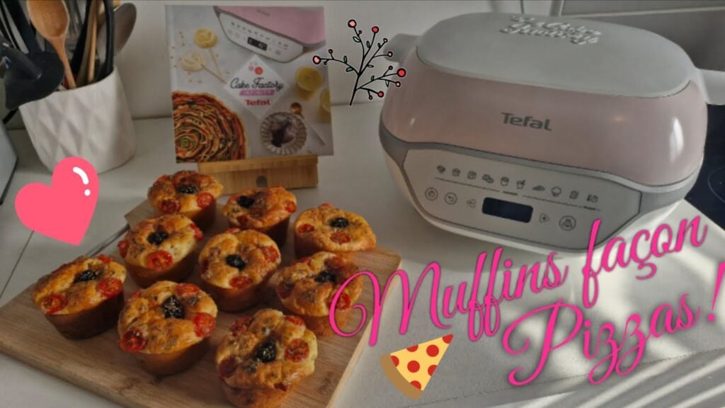 Photographie de Muffins façon pizzas réalisé au Cake Factory Infinity de Tefal