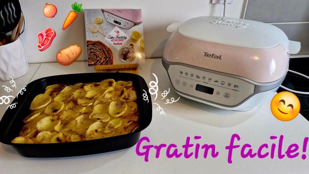 Photographie d'un gratin réalisé avec le cake factory infinity de Tefal