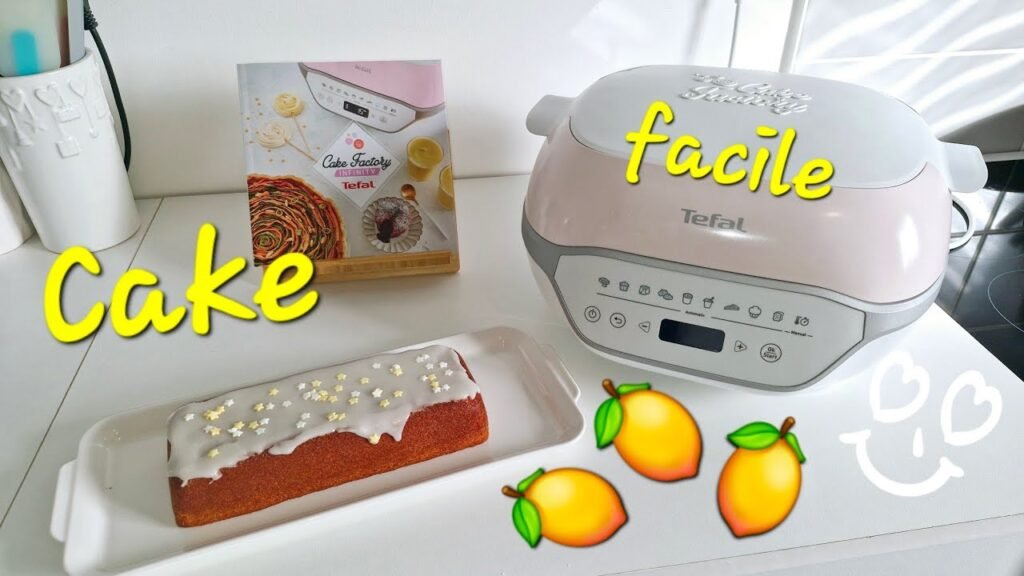 Photographie d'un cake au citron réalisé avec le Cake factory Infinity de Tefal