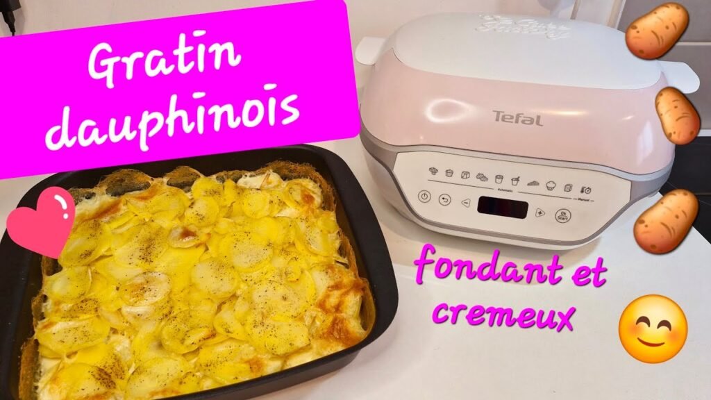 Photographie d'un Gratin dauphinois crémeux réalisé avec le Cake Factory Infinity