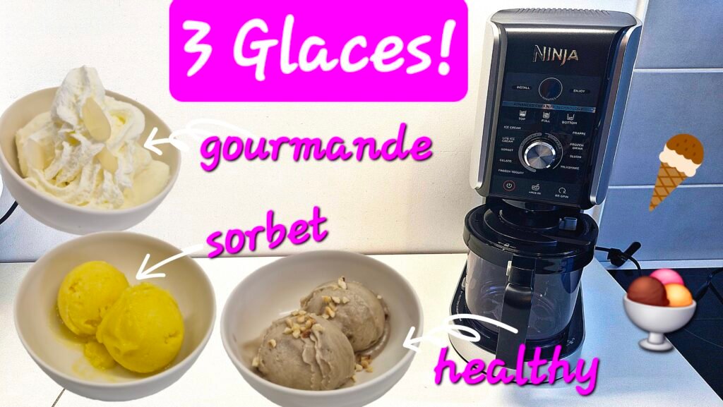 Découvrez 3 recettes de glaces maison faciles avec la machine à glace Ninja Creami Deluxe
