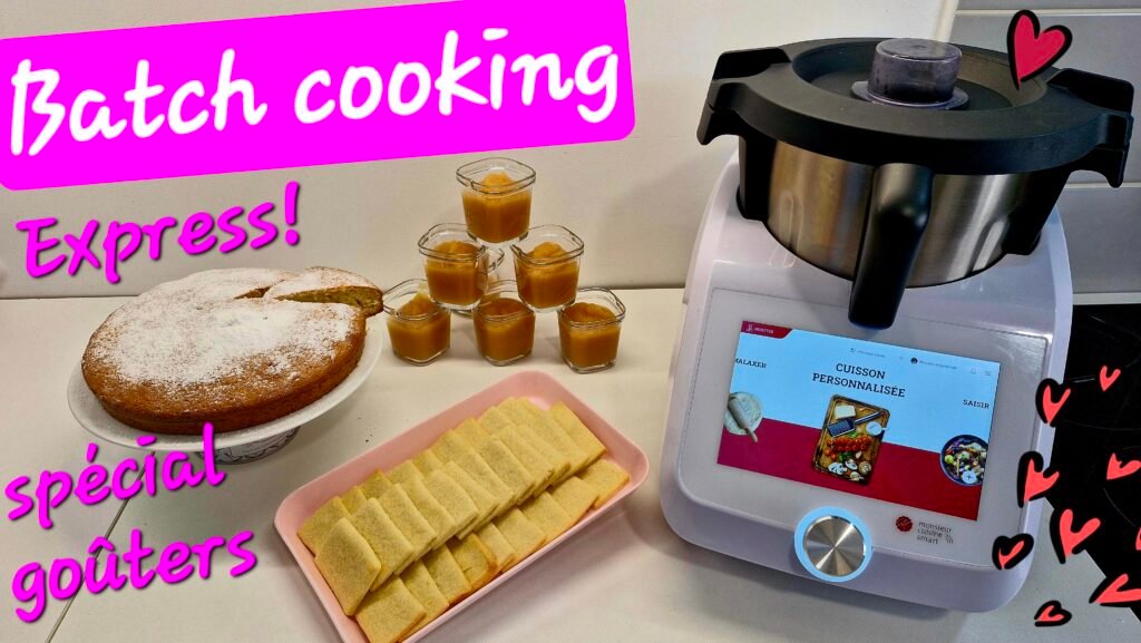 Photographie du résultat d'une séance de batch cooking spécial goûters au Monsieur Cuisine Smart silvercrest de Lidl