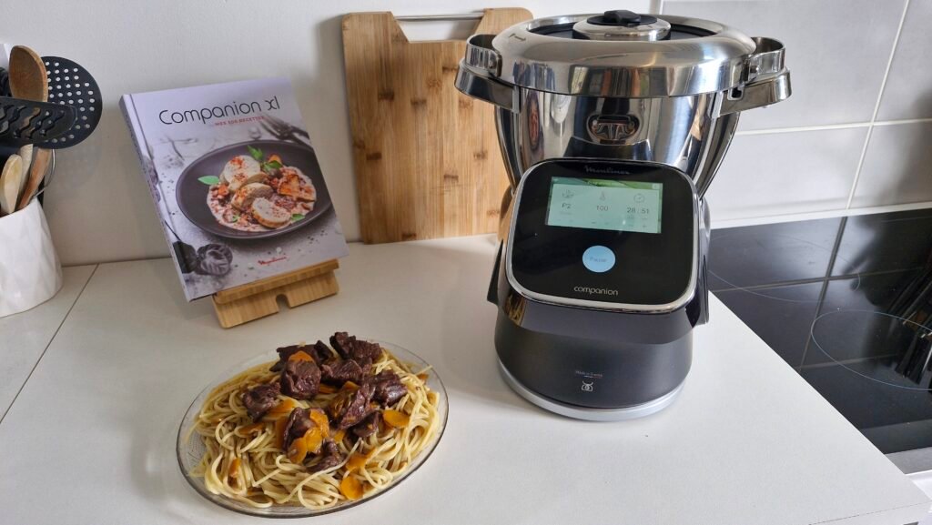 Photo du Boeuf Bourguignon facile et délicieux avec le robot cuiseur I Companion Touch Pro de Moulinex