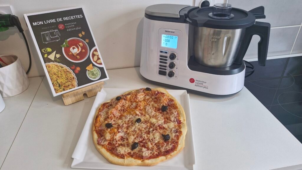 Photographie de pizzas réalisées au Monsieur Cuisine Plus silvercrest de Lidl