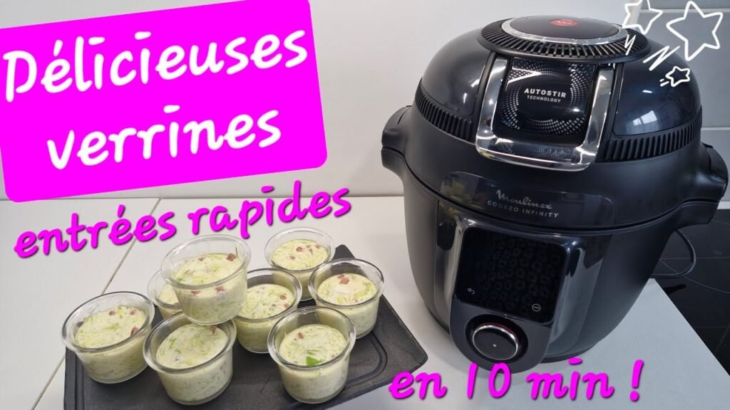 Photographie de Flan de courgettes réalisés avec les verrines spéciales pour Cookeo Infinity de Moulinex