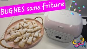 Photographie de bugnes stéphanoises moelleuses et épaisses réalisées dans le cake factory infinity de Tefal