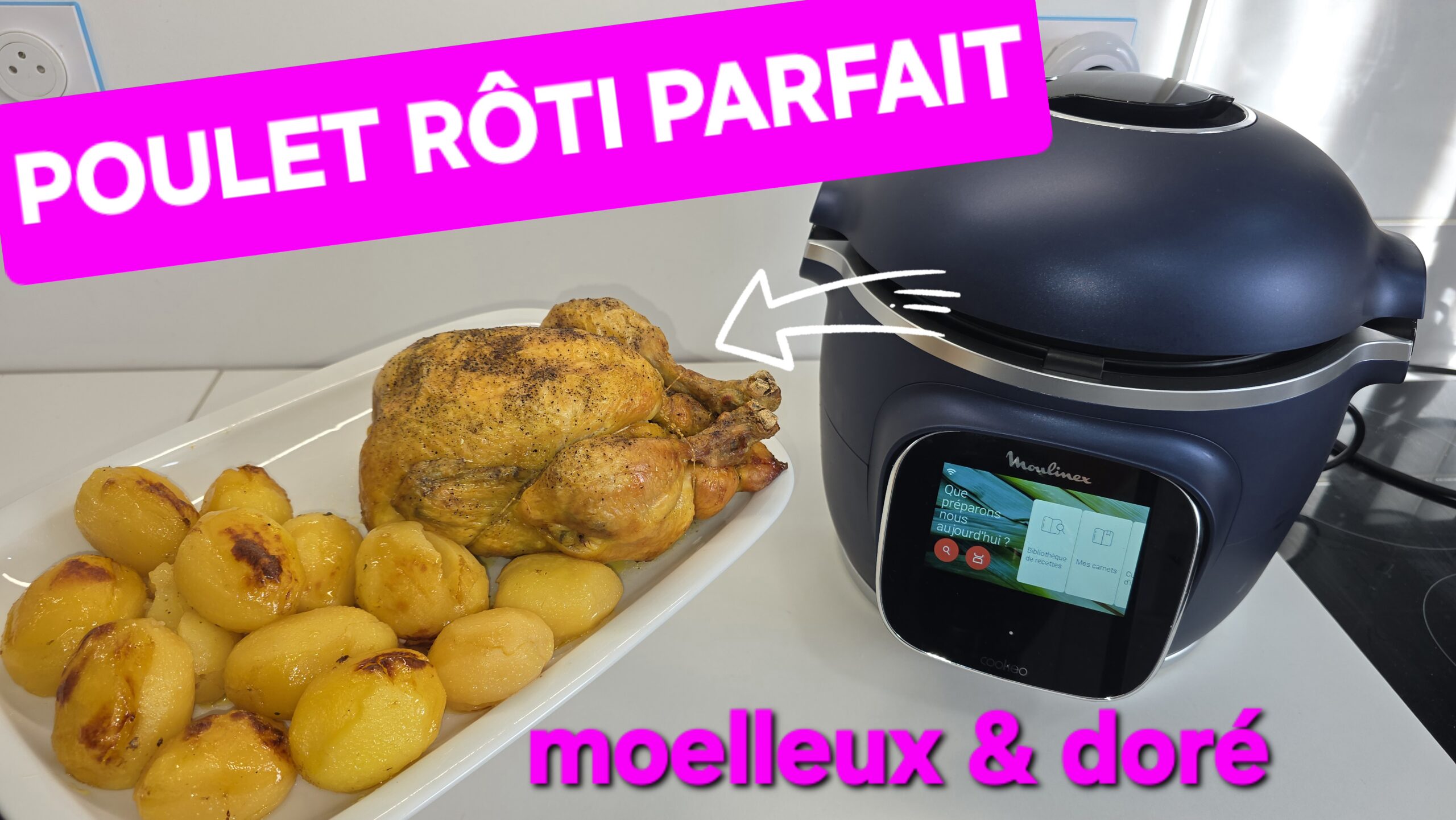 Poulet rôti parfait au Cookeo