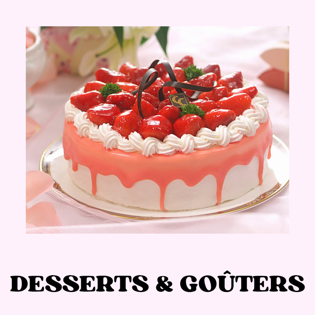 Recettes pour le dessert, les goûters.