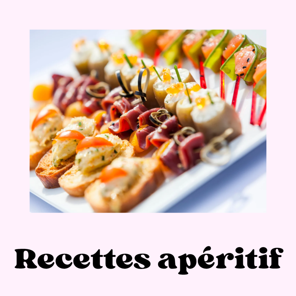 Recettes pour l'apéritif et les buffets dinatoire