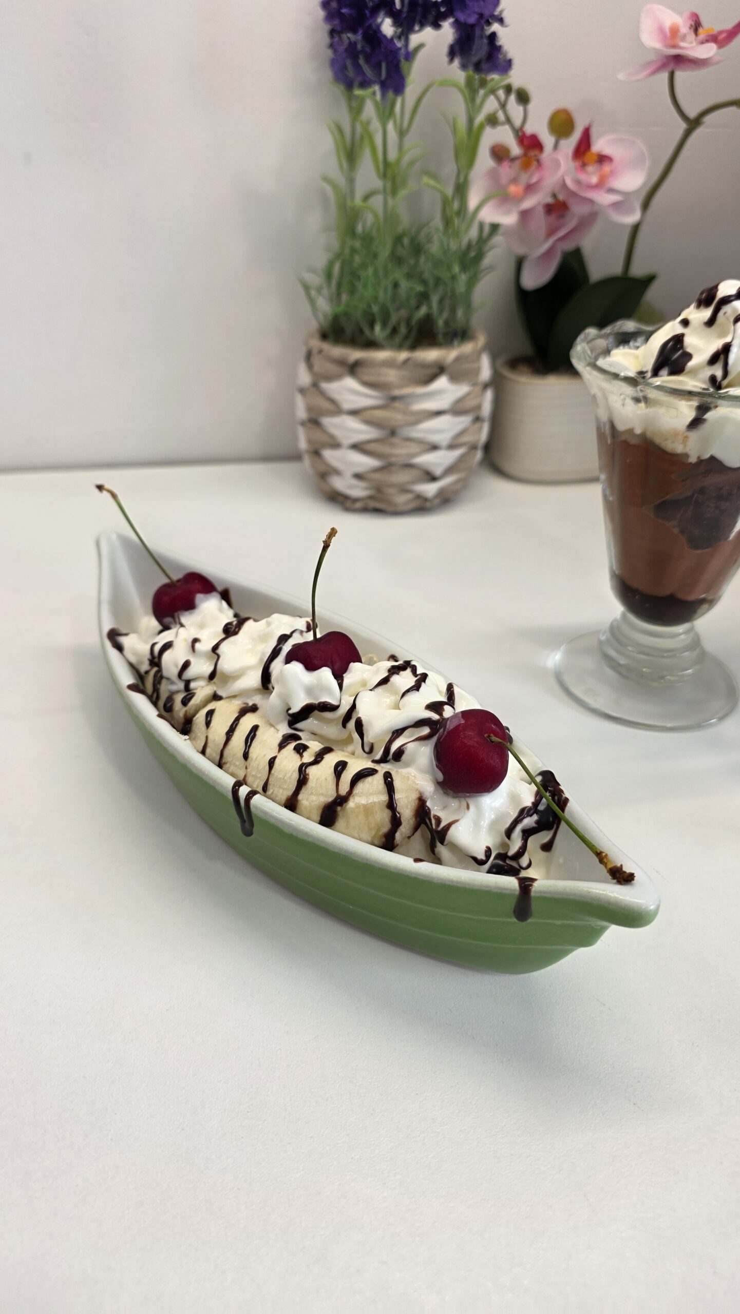 Banana Split réalisé à la Ninja Creami Deluxe