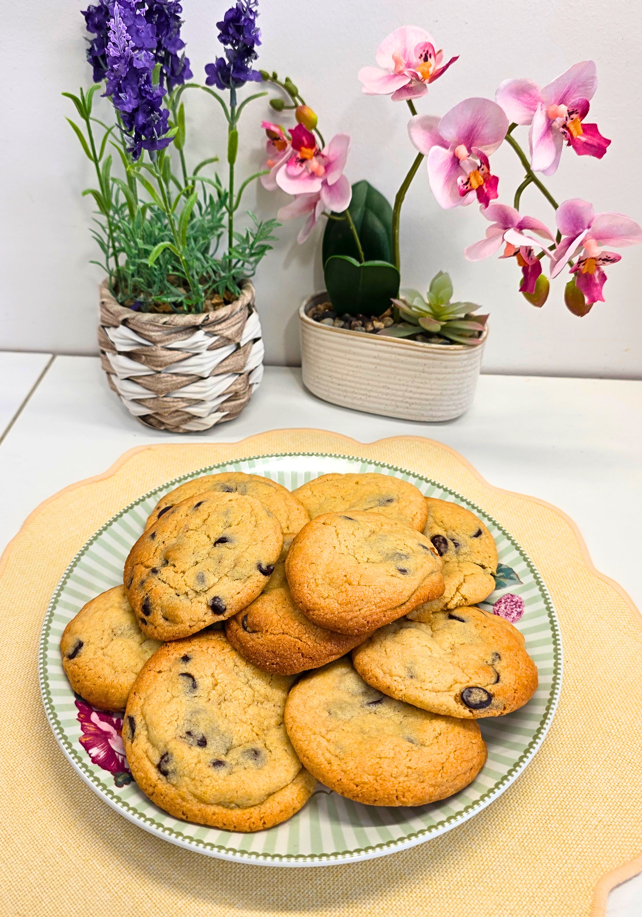 Cookies aux pépites de chocolat réalisés au robot pâtissier Kitchenaid artisan plus