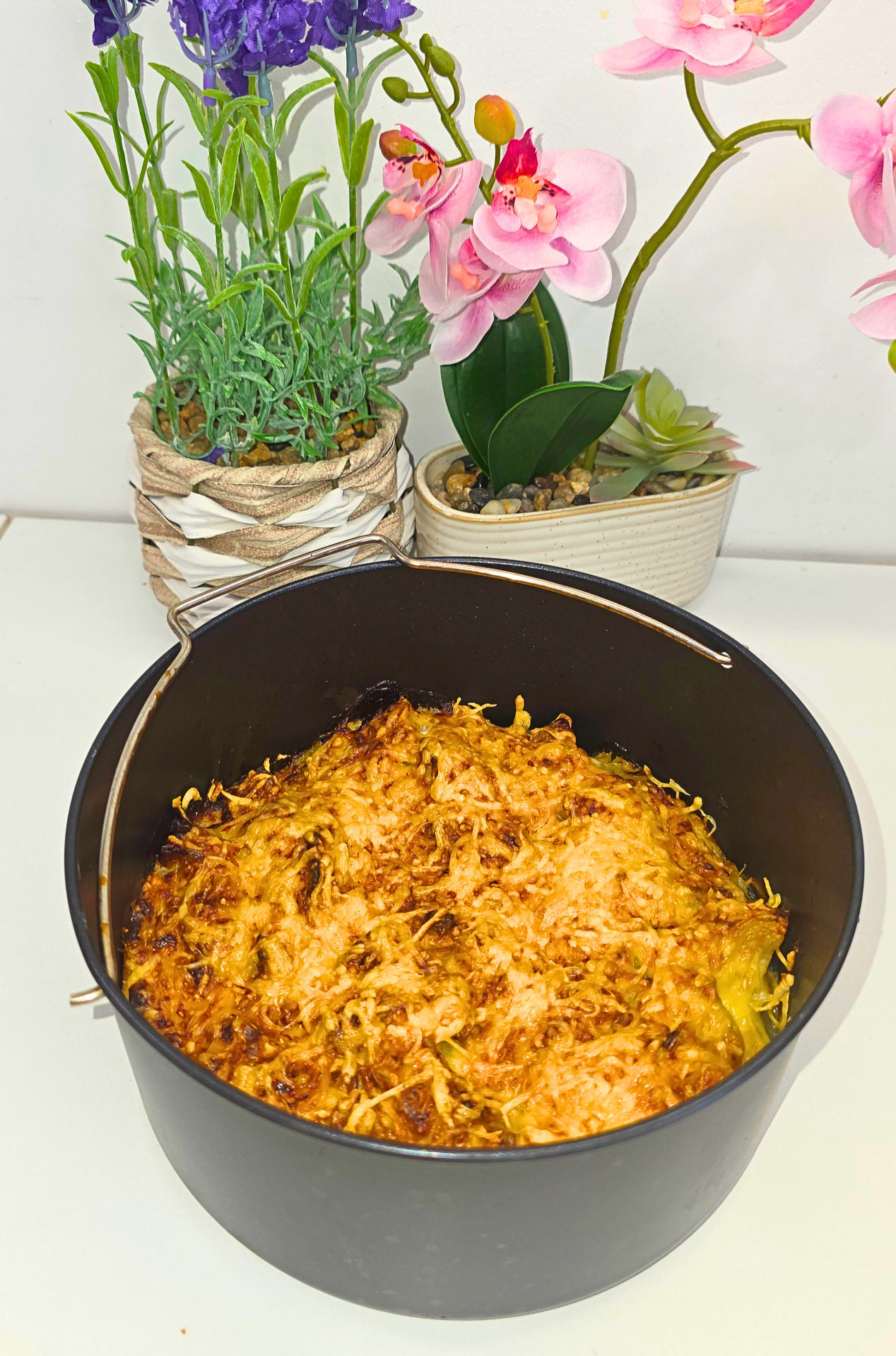 Gratin de courgettes simple réalisé au cookeo infinity de Moulinex