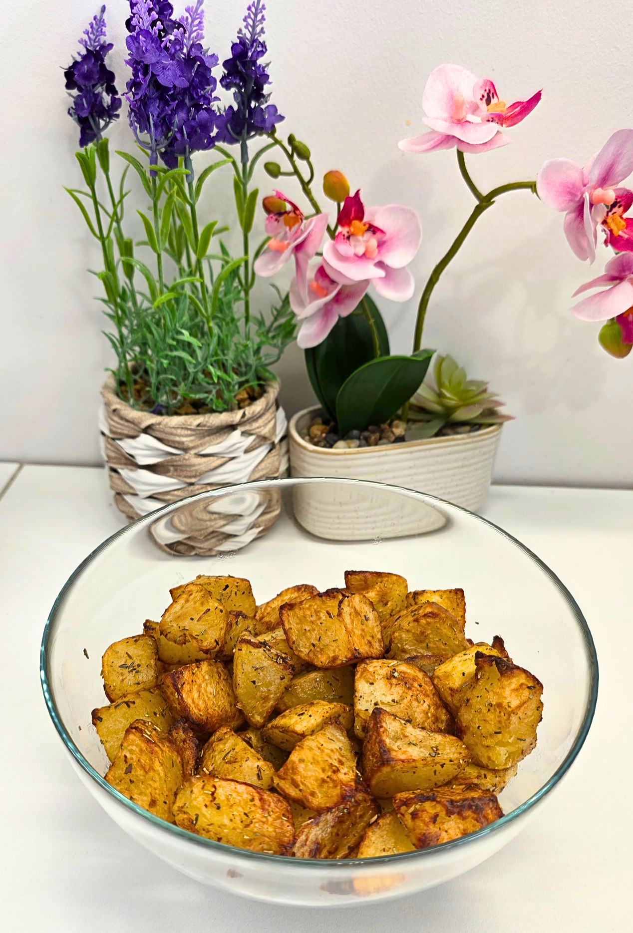 Pommes de terre sautées réalisées avec la fonction actifry du cookeo infinity de Moulinex