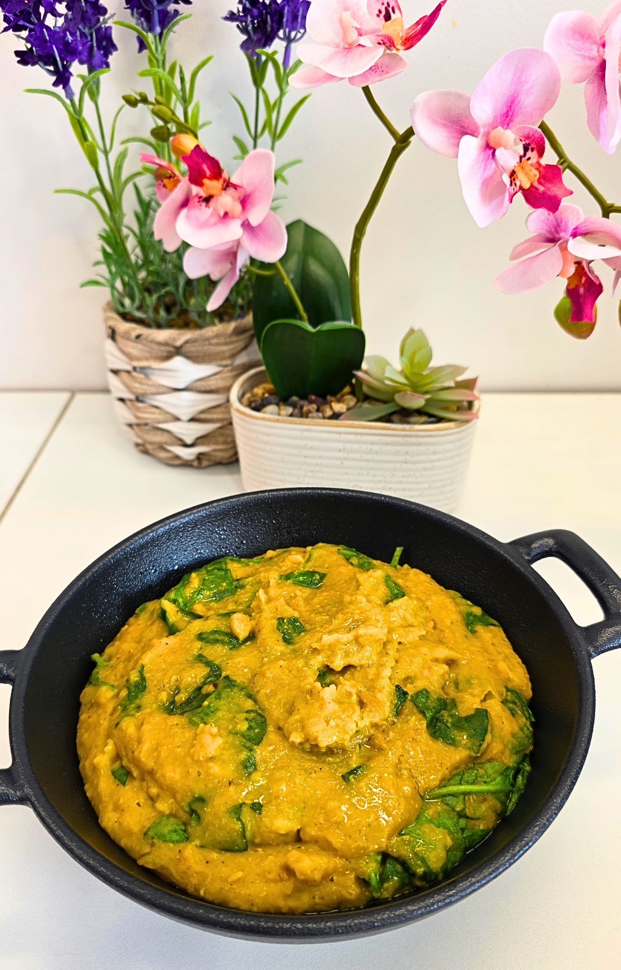 Dahl de lentilles corail et épinards au cookeo de Moulinex