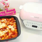 Gratin de gnocchis, tomates cerises, mozzarella et chorizo au cake factory infinity de Tefal