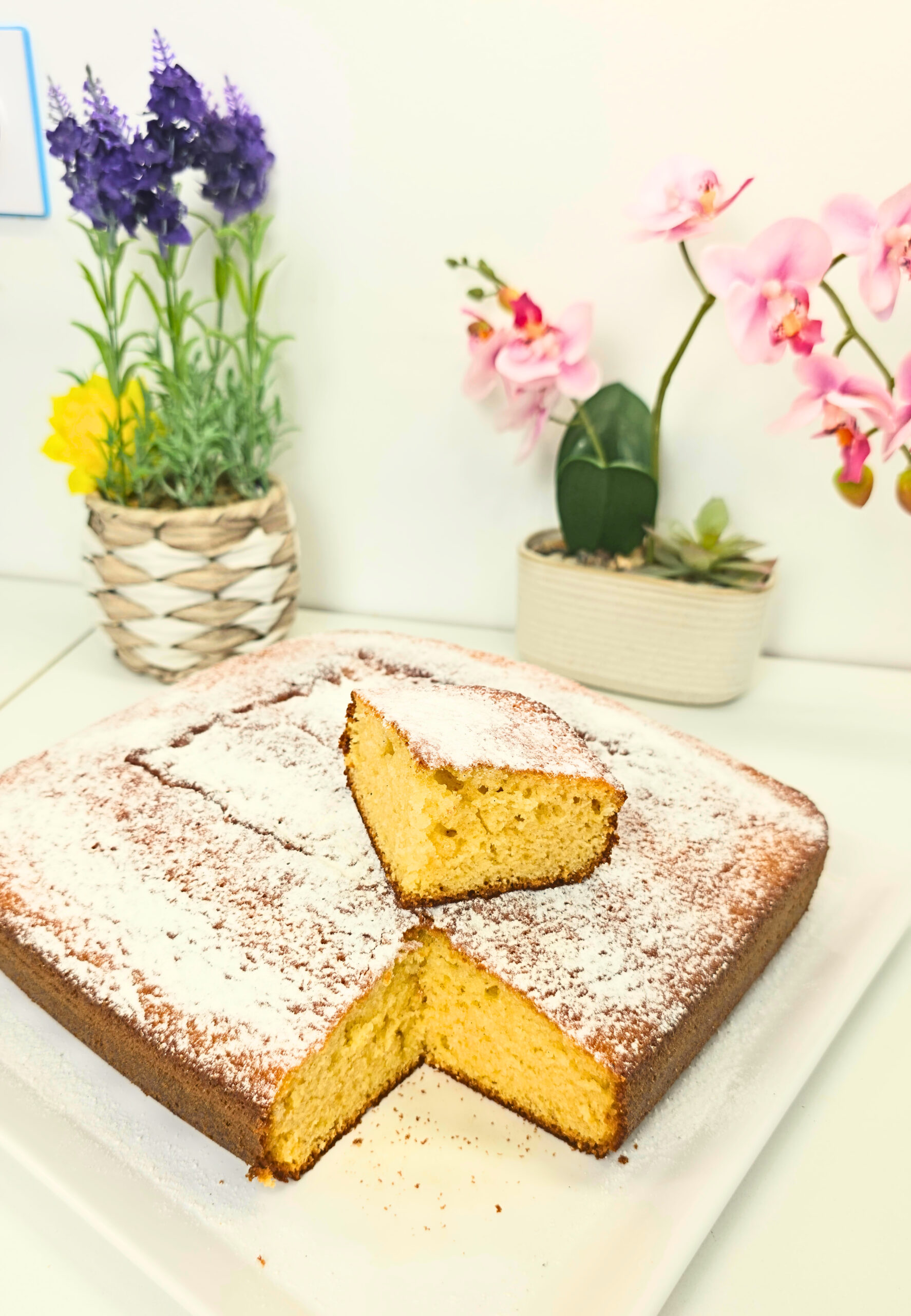 Gâteau au yaourt grand format réalisé avec le Cake Factory Infinity de Tefal