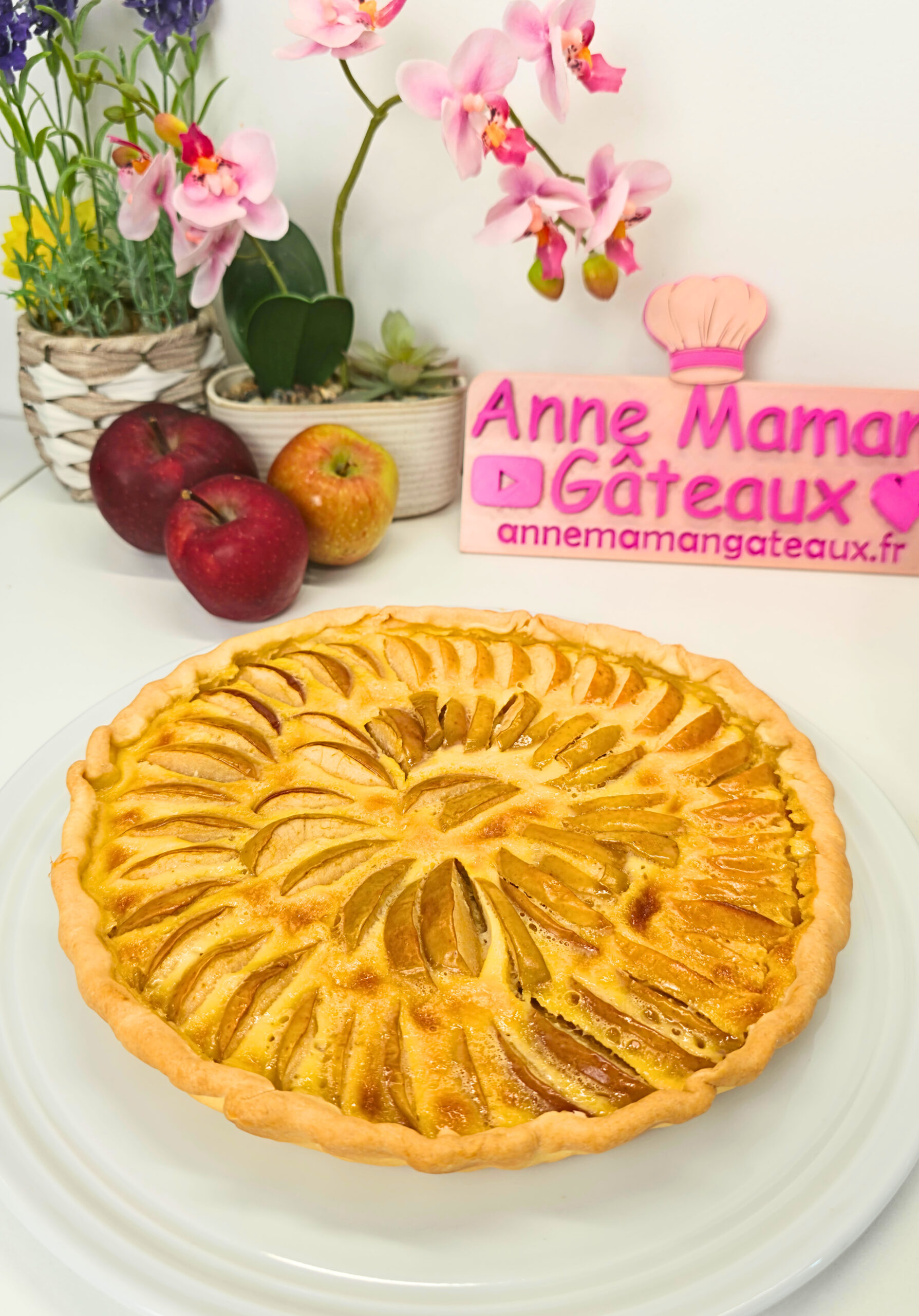 Tarte aux pommes réalisée avec le Cake Factory Infinity de Tefal